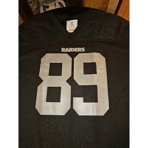 NFL Team Apparel Youth XL Amari Cooper Oakland Raiders Jersey Black Silver 89